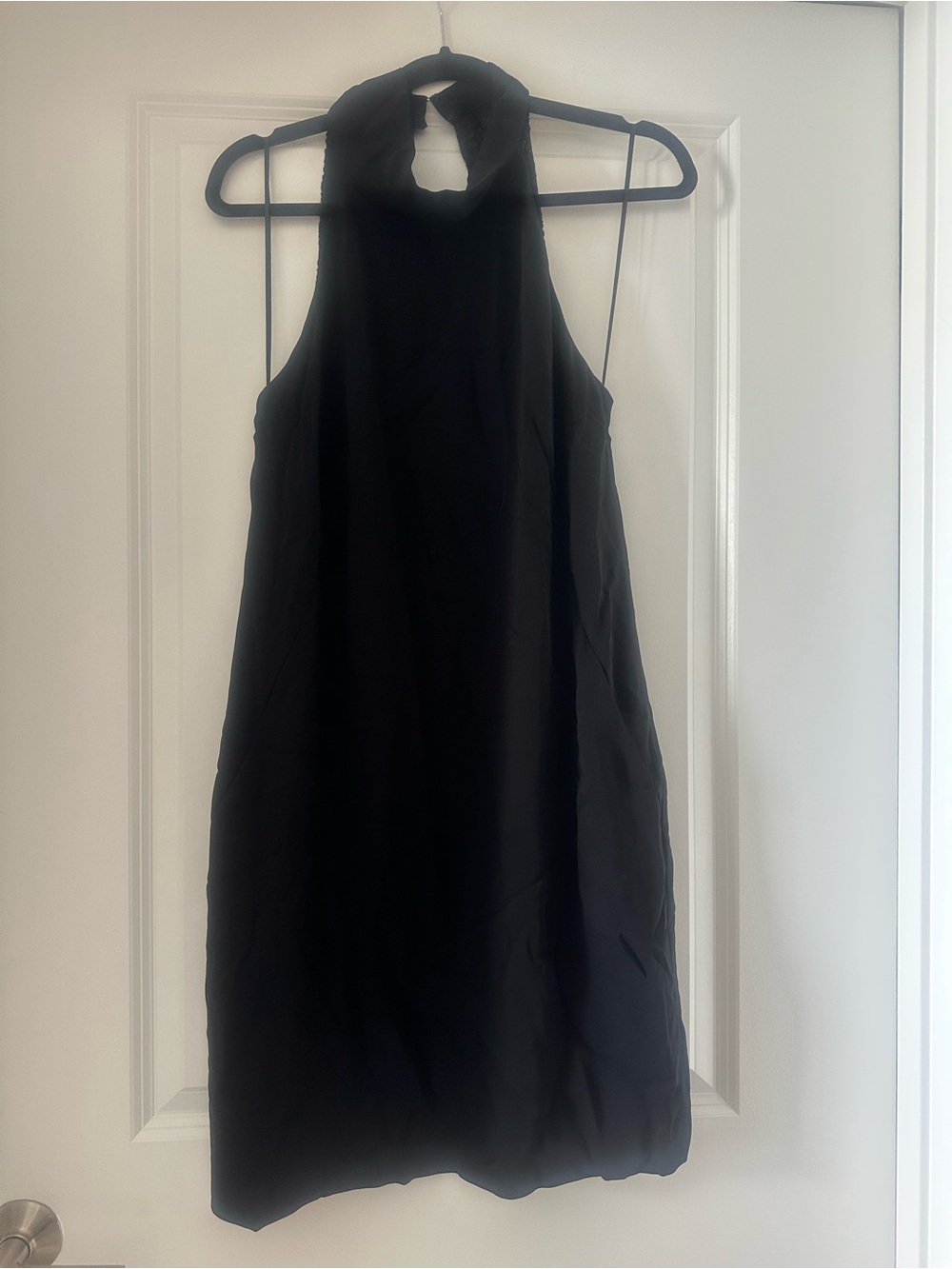 Reiss Black Dress with Lace Back